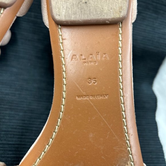 Alaïa flat Bombe sandals, EU 36 - Picture 9 of 9